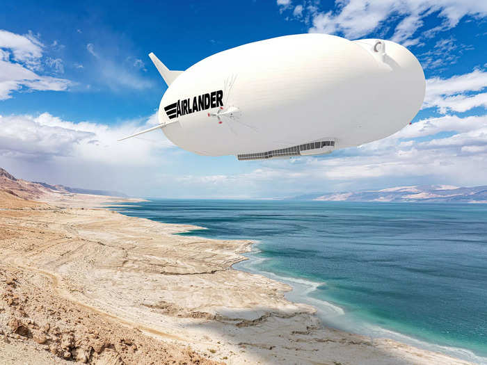 In 2025, the hybrid Airlander 10 will begin shutting up to 100 passengers in between cities at 10% of the emissions of a traditional aircraft, according to its maker Hybrid Air Vehicles (HAV).