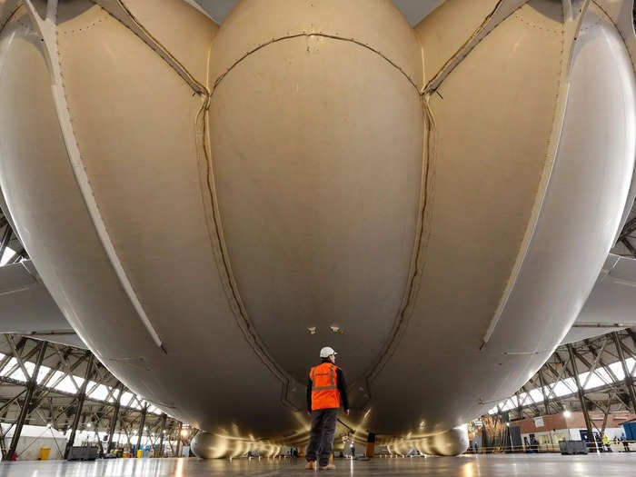 The Airlander 10 was recently subject to an internet meme treatment after a user tweeted a picture of the aircraft and its voluptuous posterior.