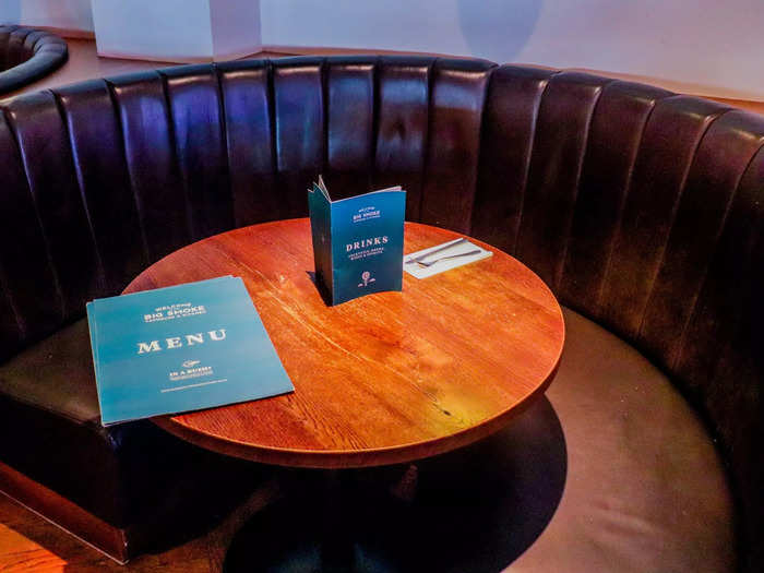 Getting a table was no problem as the restaurant was quite empty. Heathrow itself is still recovering from the pandemic, and it showed in the empty terminal.