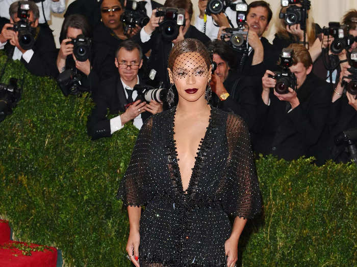 Beyoncé nailed it again in 2014 when she attended the gala in a sheer Givenchy dress.