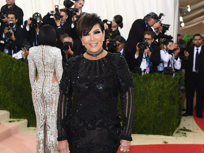 Kris Jenner turned to Balmain again in 2016.