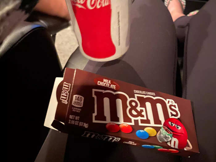 I went to the movies one night to see "Shang-Chi and the Legend of the Ten Rings," and at this point I was checking whether or not Diet Coke and M&Ms were safe.