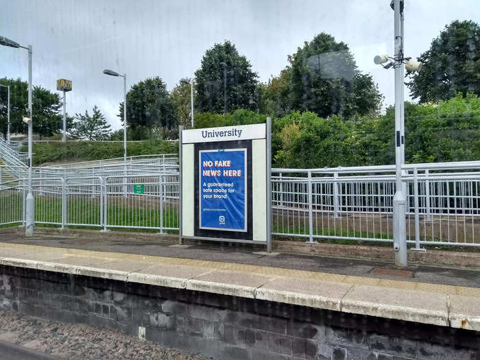 Sunderland University had its own Metro station, too.