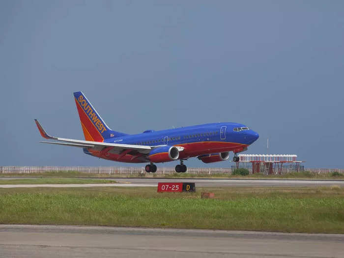 In July 2014, the airline officially became international with its first flight to Oranjestad, Aruba. In the same month, Southwest also started service to Nassau, Bahamas, and Jamaica.