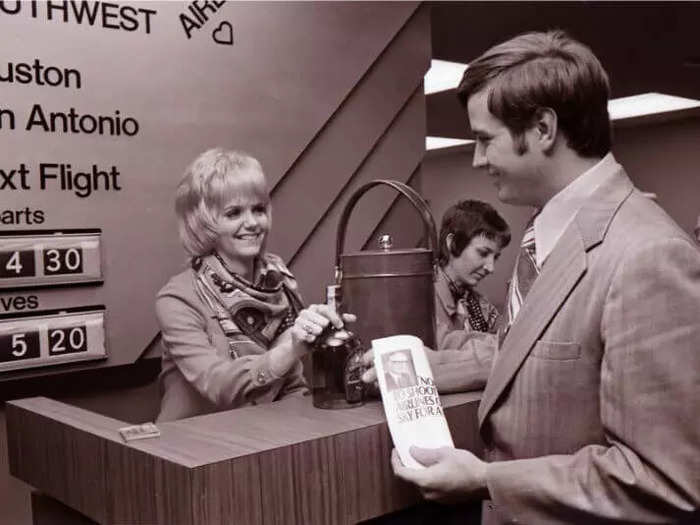 Business travelers loved the promotion, and lucky for Southwest, three-fourths of its customers opted to pay full price and pocket the free booze. The airline soon became a fan favorite among many Texas business communities, and Braniff was fuming.