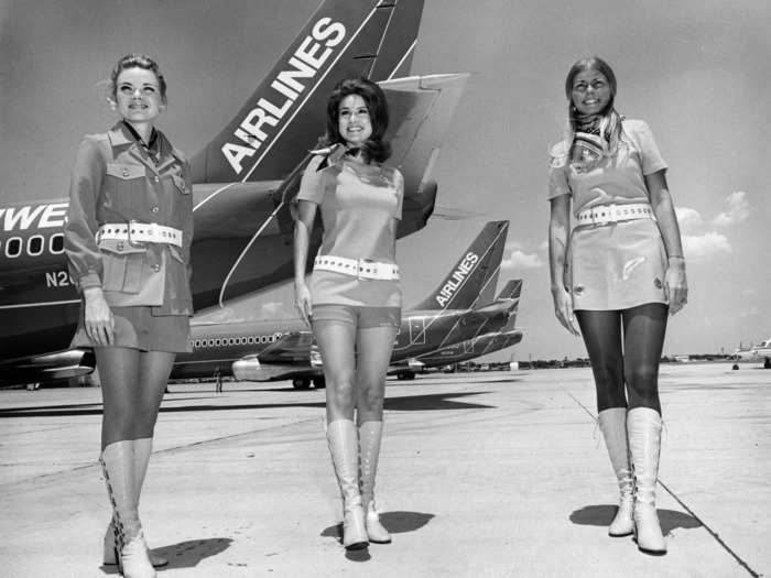 He even went on to create ads centered around humor and attractive women. In the context of the 1970s, using attractive female flight attendants to gain customers was an industry norm.