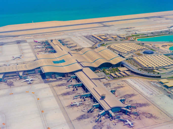 We were quickly airborne and overflying the main terminal at Hamad International Airport. It was a reminder that flying private means never having to wait in line at check-in, or go through a security checkpoint in most cases.