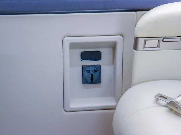 Power outlets are also available to keep devices charged.