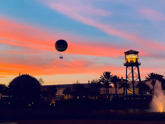 Hanging at Disney Springs is the perfect way to end the day.