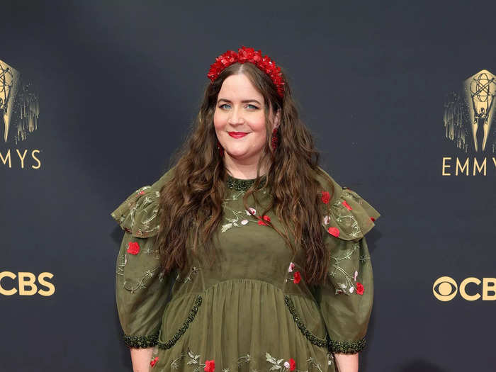 Aidy Bryant collaborated with Simone Rocha to design this whimsical dress.