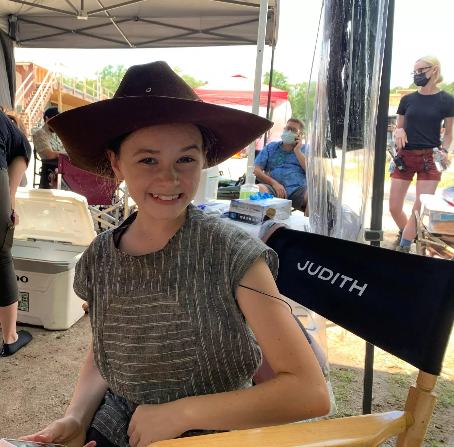Cailey Fleming on TWD behind the scenes