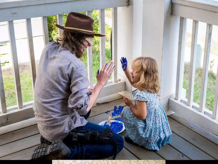 Someone rips down and breaks a pair of floorboards that are very important to Judith.