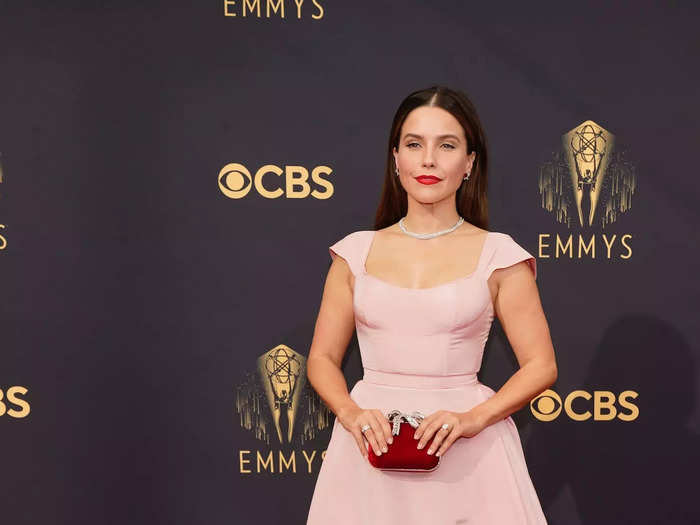 Sophia Bush wore a pink gown fit for a princess.