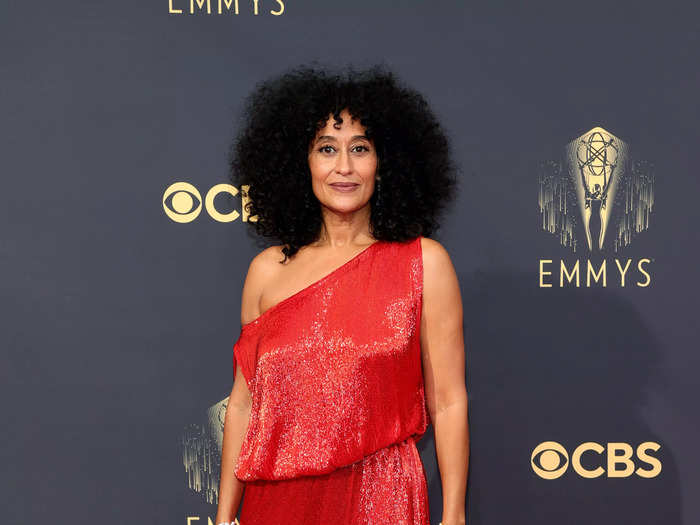 Tracee Ellis Ross always looks beautiful, but her red Valentino Couture dress could have been better.