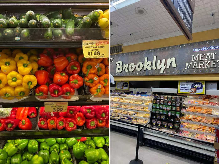 I was surprised to find large grocery stores in New York - I expected them to be smaller.