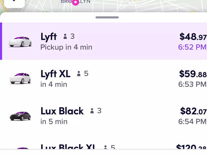 After landing at the airport, I found out that Uber and Lyft prices were much higher than I expected.