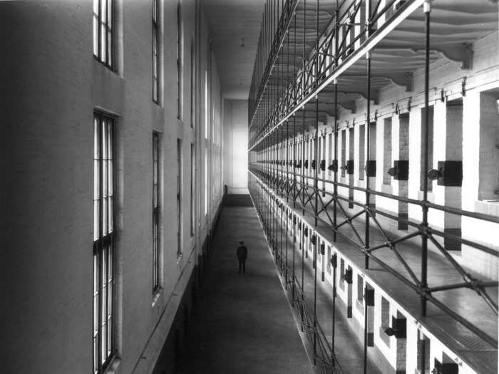 The Ohio State Reformatory opened in 1896 and held 5,235 prisoners at its peak in 1955.