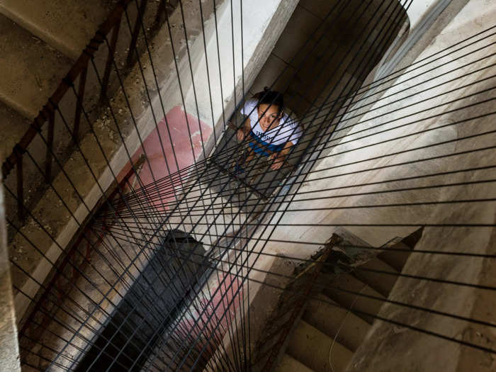 The Old Austrian Prison in Kotor, Montenegro, is now used to display art installations.