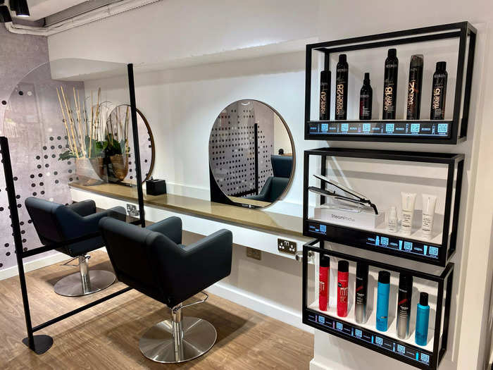 Amazon Salon hairdressers are hired and employed by ELSL Hairdressing, run by Elena Lavagni who owns Neville Hair & Beauty Salon in London. A handful of Amazon Salon