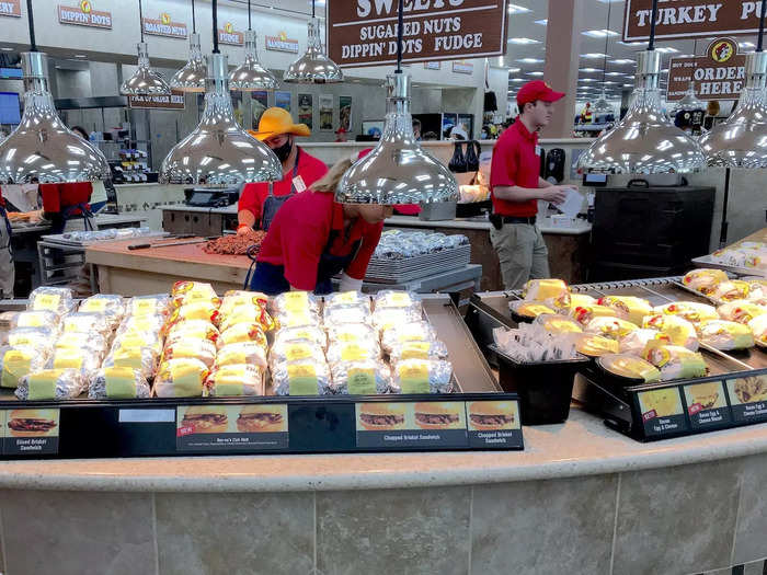 I first visited with my dad early one Saturday morning, and we were exhausted and hungry after hours of driving. Luckily, fresh meals are prepared constantly at Buc-ee