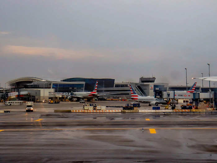 Bad weather in New York wreaked a bit of havoc on the airport but we weren