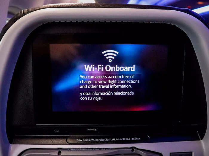 In-flight WiFi is also available on the aircraft for a price. And for those using devices during the flight, in-seat power is offered through USB charging ports and 110v C power outlets at seats.