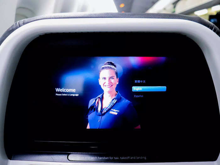 American is quite generous with seat features on its wide-body aircraft. Each seat has an 8.9-inch in-flight entertainment screen with a variety of movies, television shows, games, and music.