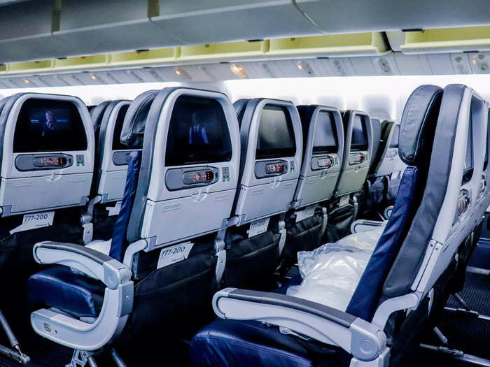 Seat pitch in economy is between 31 and 32 inches, according to SeatGuru, while seat width is a standard 17 inches.