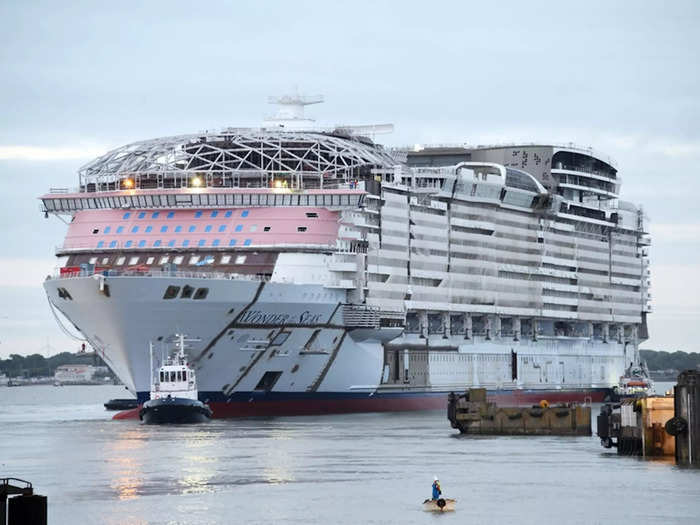 The highly anticipated giant vessel was initially set to begin sailing from China in March 2022 …