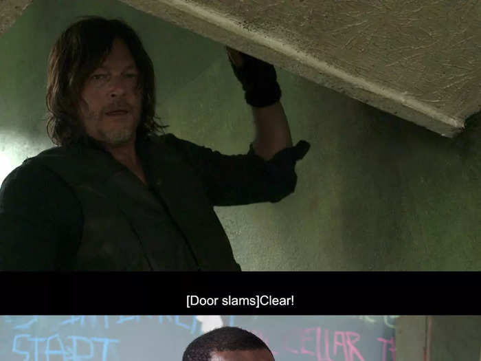 The Reapers use the word "clear" which may send your mind back to season three.