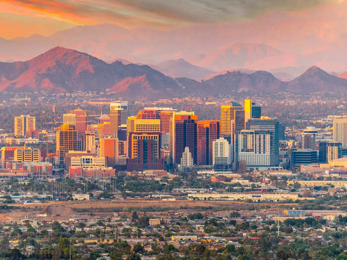 Millennials are moving out of big cities and opting for smaller ones, such as Phoenix.