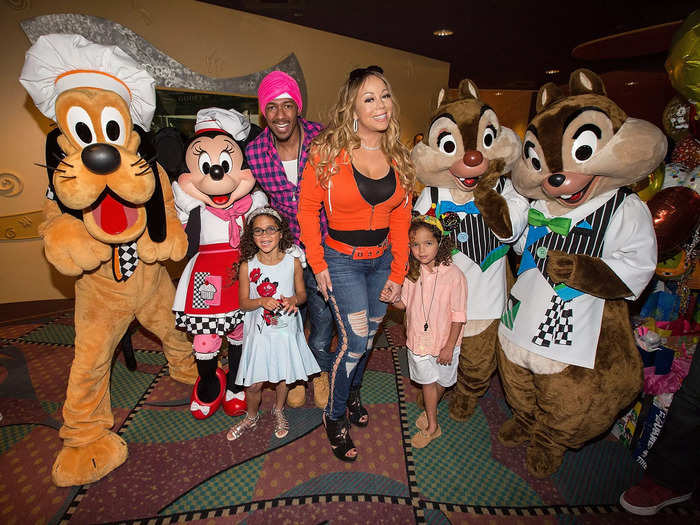 Mariah Carey and Nick Cannon renewed their vows at Disneyland in May 2013.