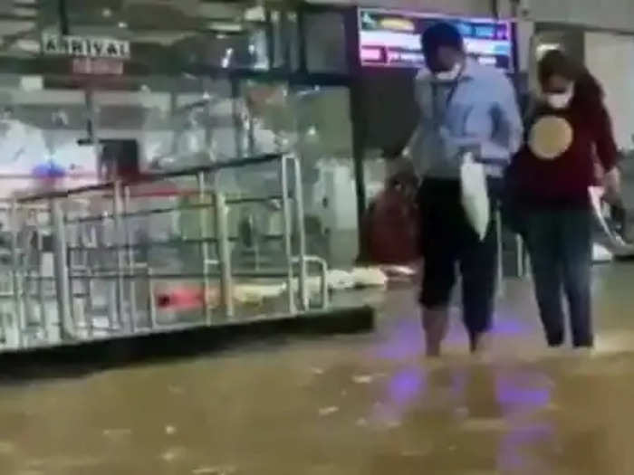 A scene from Vizag airport in Visakhapatnam