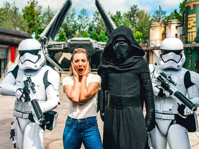 Kaley Cuoco chose to celebrate her engagement at Disneyland, and she regularly visits the parks.