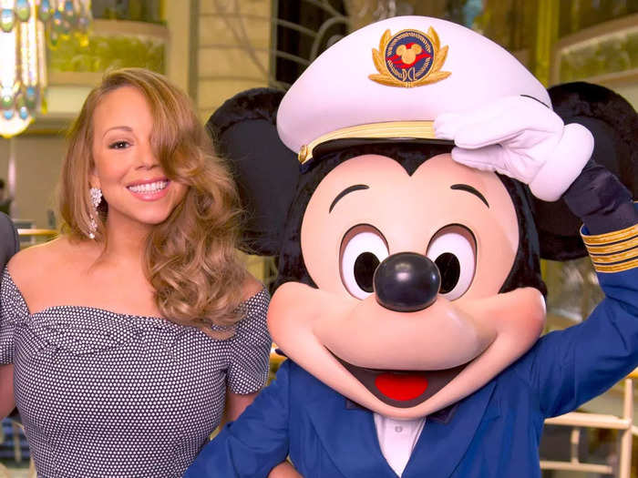 Mariah Carey is an official Fairy Godmother to the Disney Fantasy, a cruise ship.