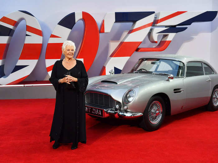 Guests to the premiere also included Dame Judi Dench, who previously played Bond