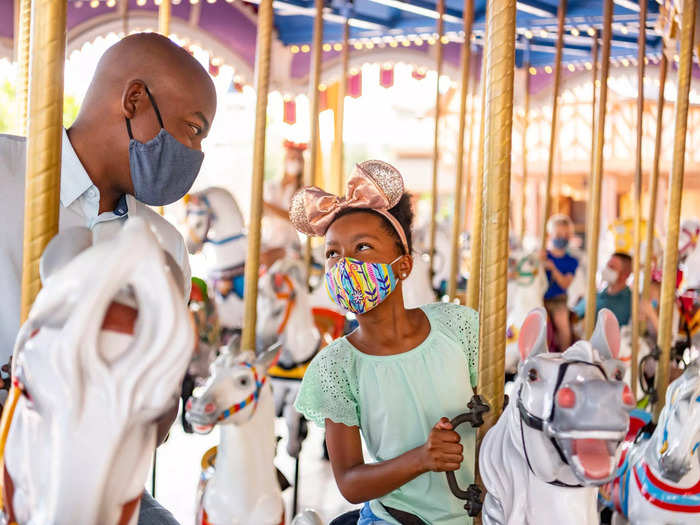 Not only is the Prince Charming Regal Carrousel a Disney World opening-day attraction, it