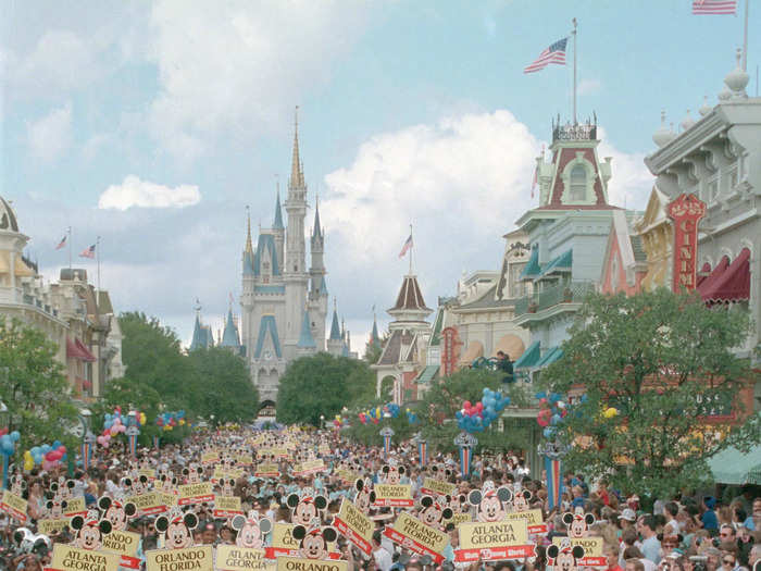 In 1988, there was a giant parade to celebrate Mickey Mouse