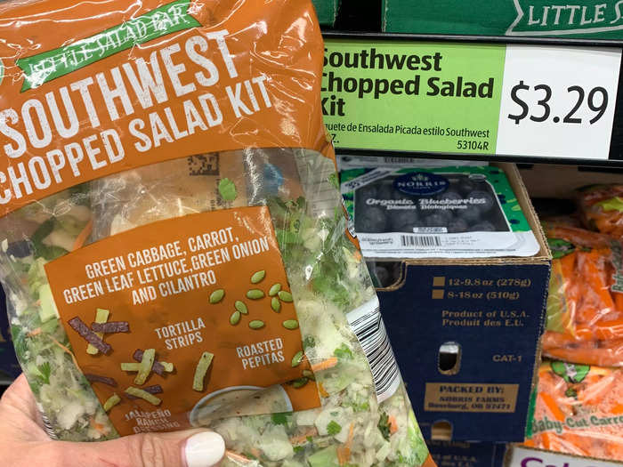 The Little Salad Bar kits at Aldi are always crisp and full of flavor.