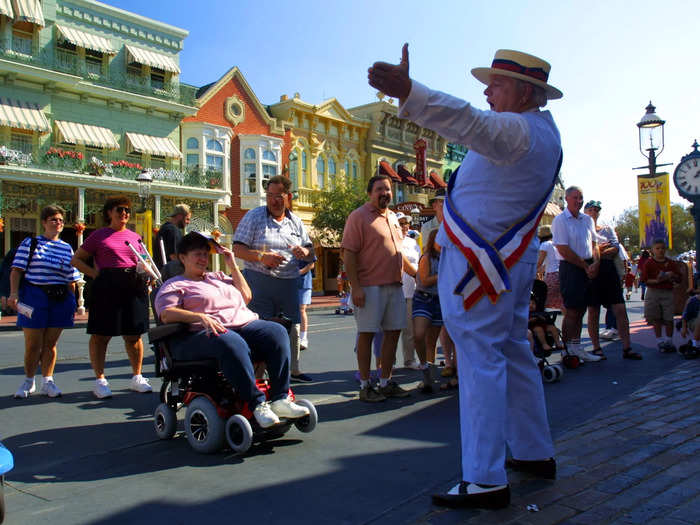 Walt Disney had a secret apartment above the firehouse on Main Street.