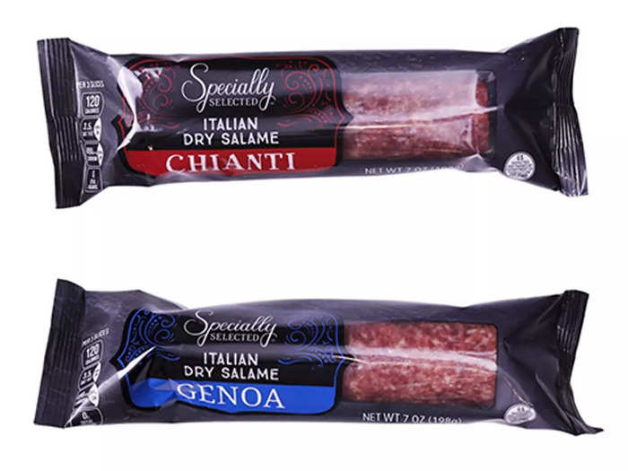 No charcuterie board is complete without these Specially Selected premium salamis.