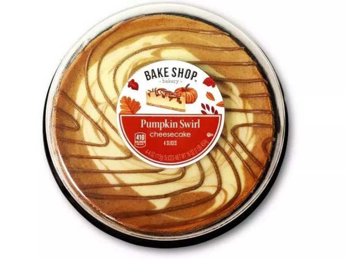 Skip a full day of baking with the Bake Shop pumpkin or pecan cheesecakes.