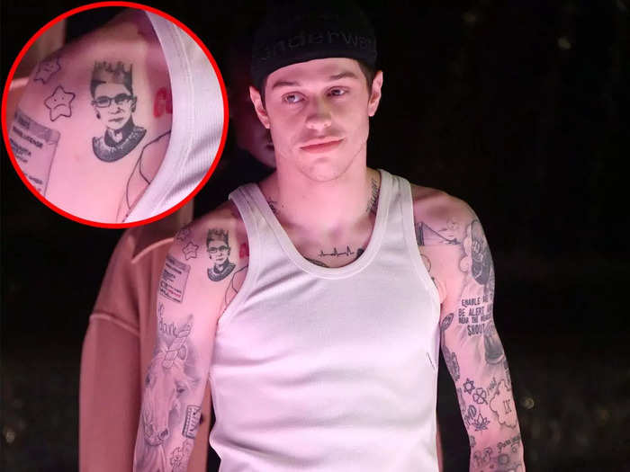 Days after appearing in an "SNL" sketch about Ruth Bader Ginsburg, the comedian got a tattoo of the late supreme court justice.