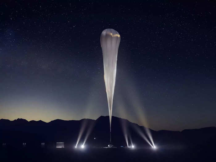 The explorer is powered by a natural resource instead of traditional jet fuel and will ascend using a giant balloon. The capsule is designed to slowly lift passengers at 10-12 miles per hour, so they will not experience G-force or turbulence.