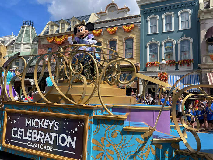 Listen for something new during the Magic Kingdom character processions.