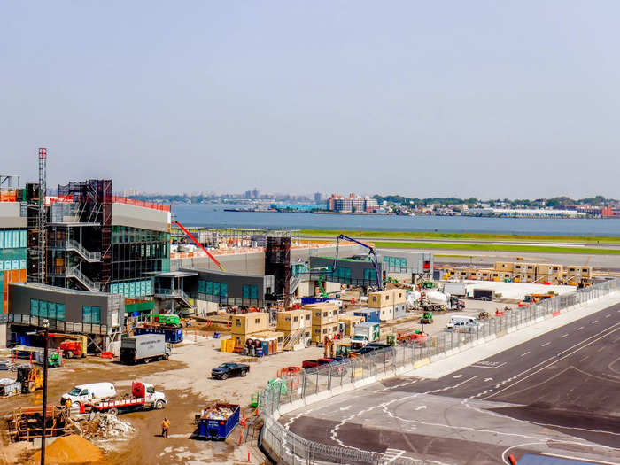 Down below, Delta is working to solve the problem of aircraft congestion on the terminal