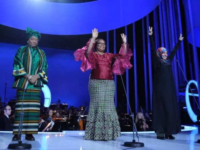 2011: Ellen Johnson Sirleaf, Leymah Gbowee, and Tawakkol Karman