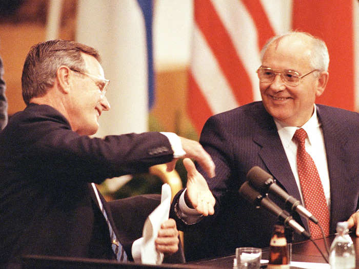 1990: Mikhail Sergeyevich Gorbachev