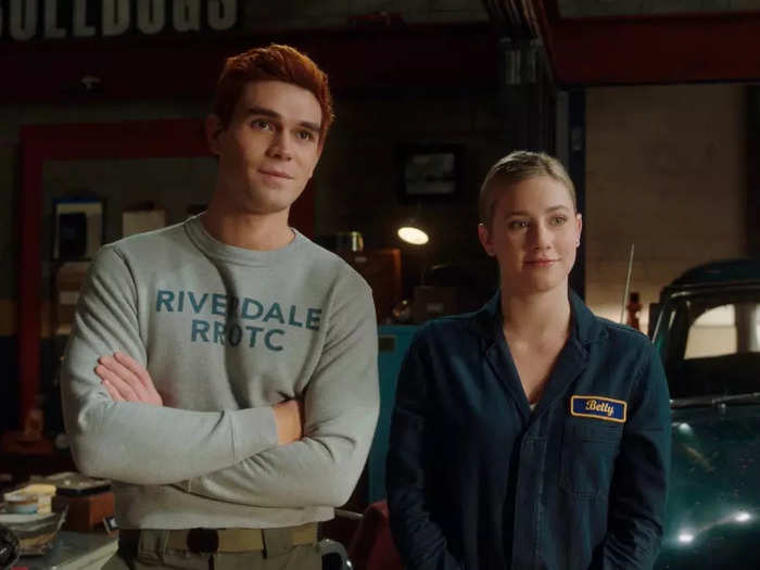 Archie, Jughead, Betty, and Veronica became teachers at Riverdale High after Hiram Lodge cut the school