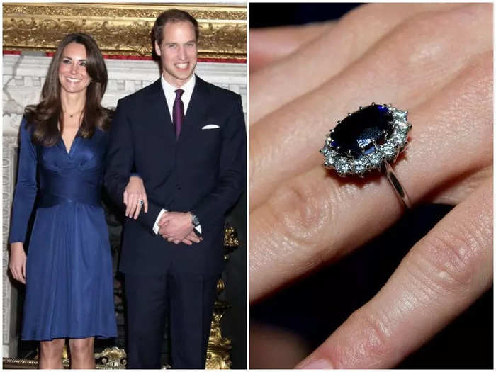 Prince William proposed to Kate Middleton with his mother